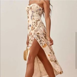 Reformation Kourtney in Frolic dupe. M